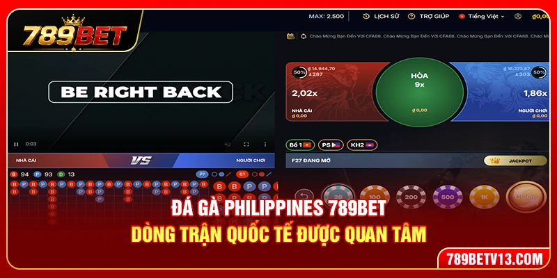 Đá Gà Philippines 789BET – Dòng Trận Quốc Tế Được Quan Tâm