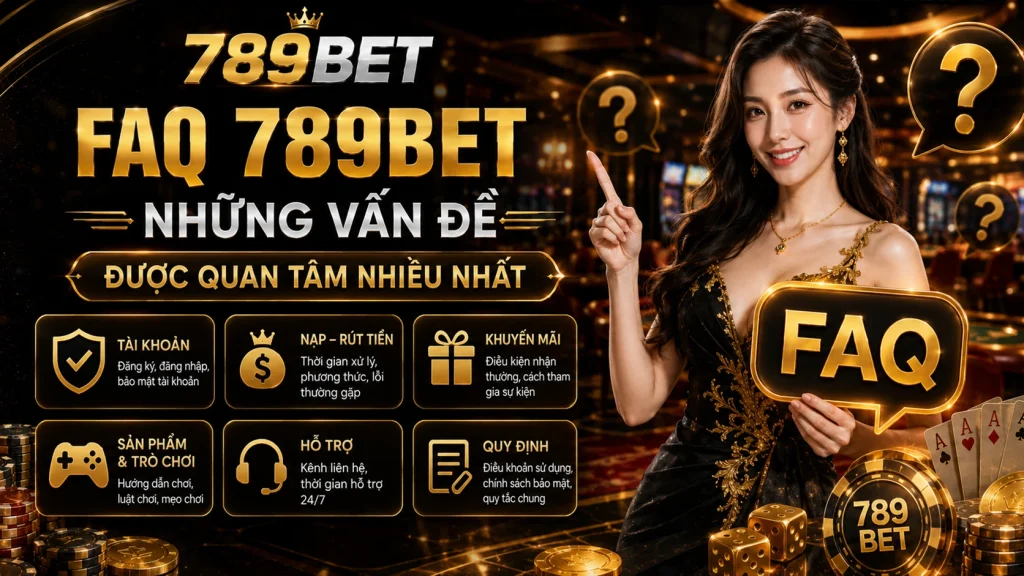 FAQ 789BET – Những vấn đề được quan tâm nhiều nhất 