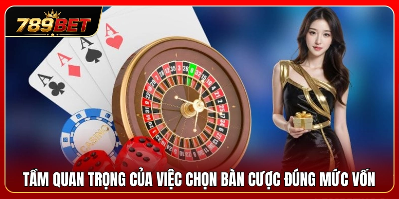Vai trò của việc lựa chọn bàn cược phù hợp ngân sách 