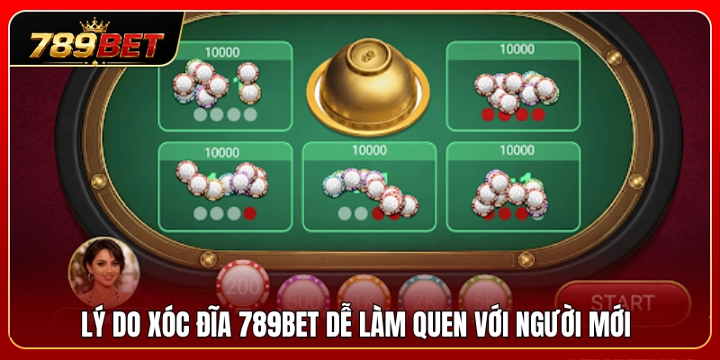 Nguyên nhân xóc đĩa 789BET phù hợp cho tân thủ bắt đầu 